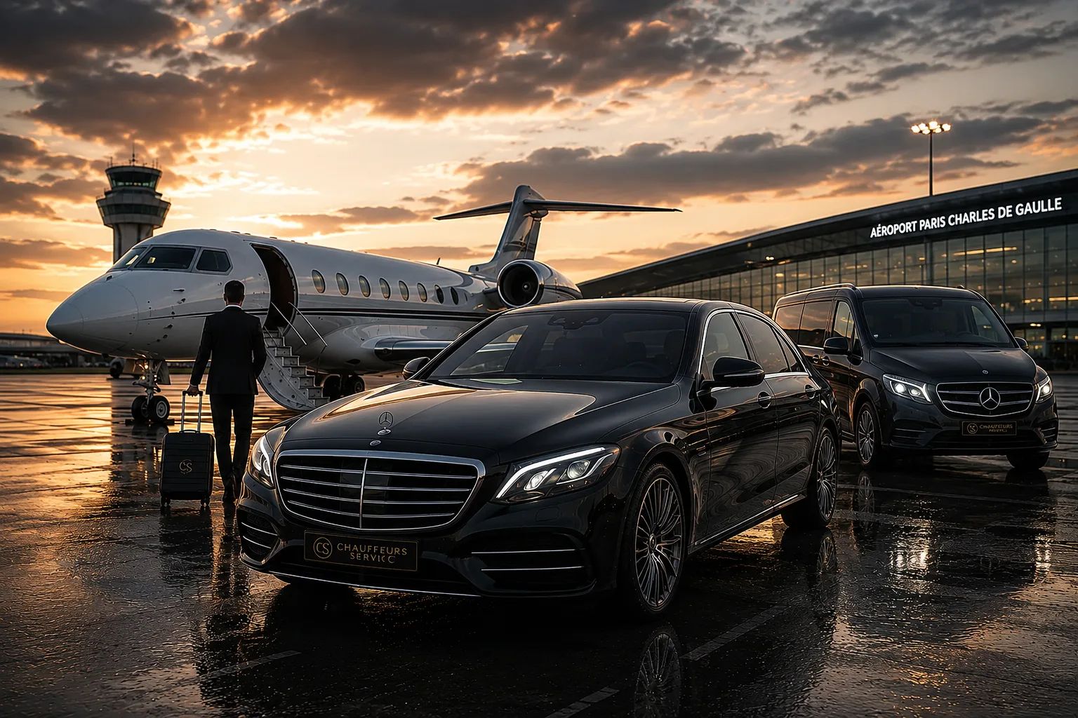 Transfert aéroport Paris avec chauffeur privé UDRIVER - Private chauffeur à Paris et Île-de-France Paris train station transfer – UDRIVER