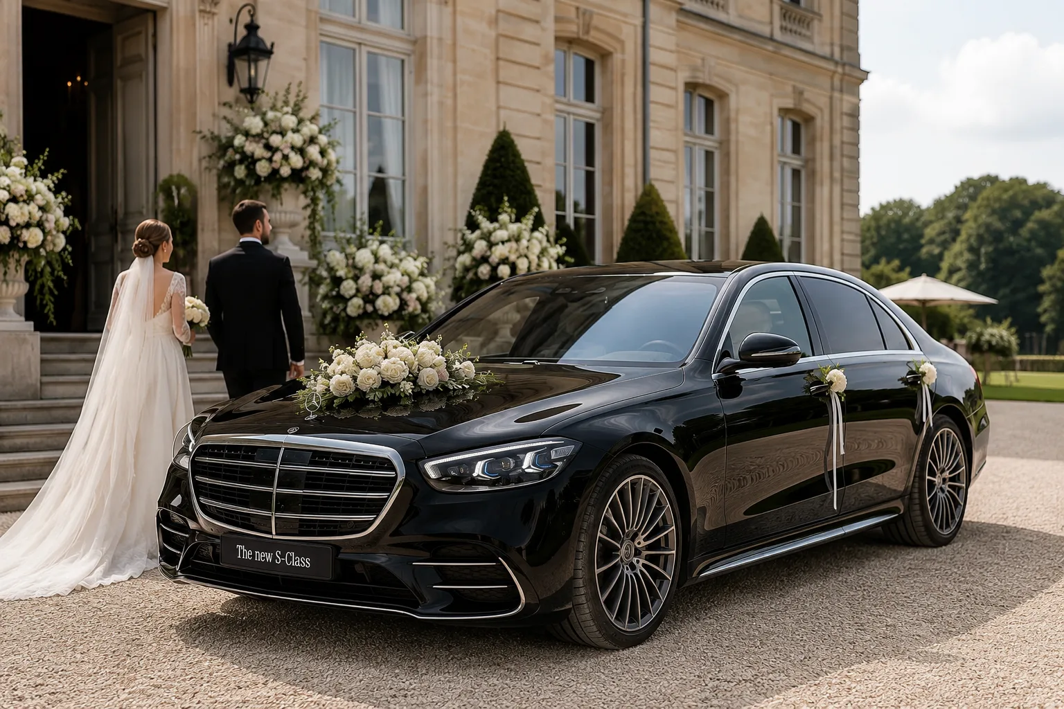 Transport mariage avec chauffeur privé UDRIVER Paris train station transfer – UDRIVER