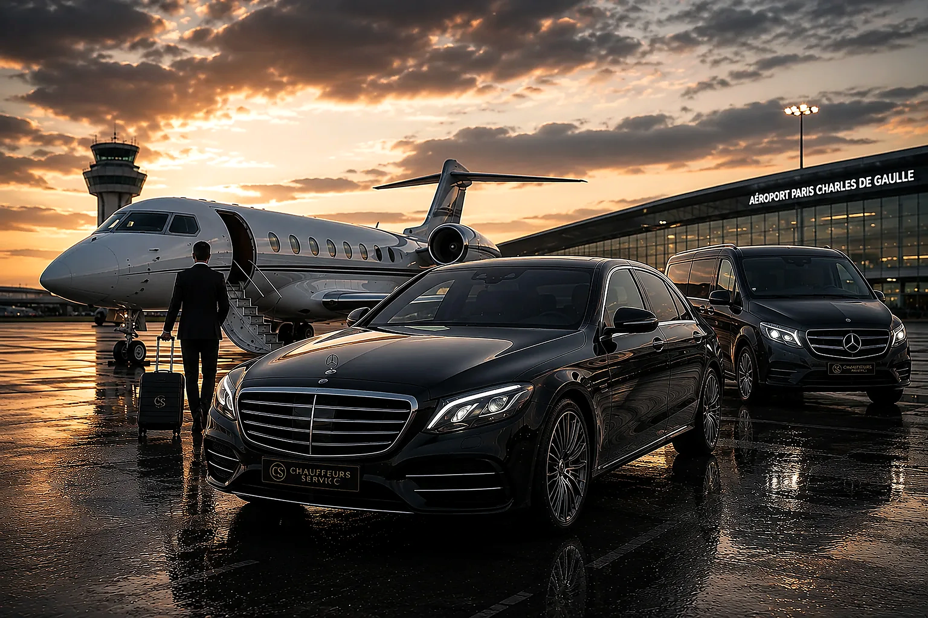 Paris airport transfer with UDRIVER private chauffeur Taxi and private chauffeur in Paris with UDRIVER chauffeur